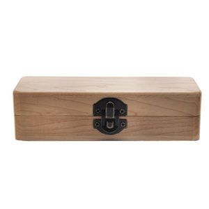 Otros accesorios para fumar Caja de alijo de madera con bandeja rodante Tabaco de madera hecho a mano natural y almacenamiento de hierbas para fumar acceso a pipa DHKTZ