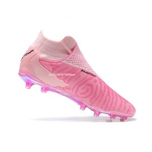 Autres articles de sport 2023 FG Chaussures de football Antidérapant Long Spike Football Bottes Adulte Haute Cheville Crampons Herbe Chaussette Sport Baskets En Gros 230721