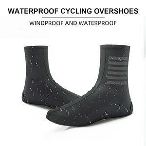 Autres articles de sport Couvre les chaussures de cyclisme YAS308 Overshoes imperméables Bicycle de vélo réfléchissant la route VTT à vent Keep Warm Lock Protector 230812