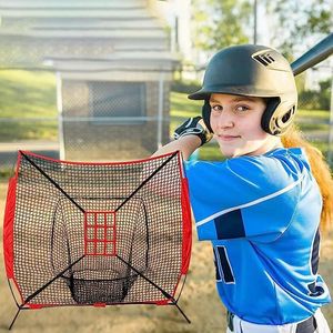 Autres articles de sport pour Gym Home Park School Baseball Frapper Net Frapper Filet Cible Pour La Pratique De Softball 9 Trous Équipement D'entraînement En Plein Air 230621