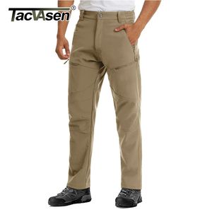 Autres articles de sport Tacvasen hiver tactique polaire doublé pantalon hommes chaud multi-poches cargo pantalon de travail Rip-stop randonnée ski chasse pantalon homme 231023