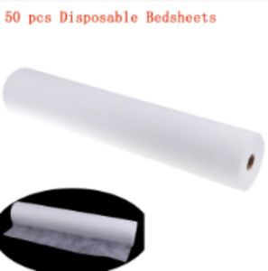 Other Tattoo Supplies 50 Sheets Disposable Spa Salon Massage Bed Sheets Non-Woven Headrest Paper Roll Table Cover Tattoo Supply Massage Mattress Sheet 230818