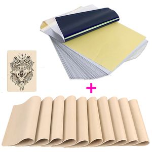 Other Tattoo Supplies Tattoo Skin Practice 5pcs and 10pcs Transfer Paper Double Sided Microblading Permanent Makeup Silicone for Beginner And Artists 230907