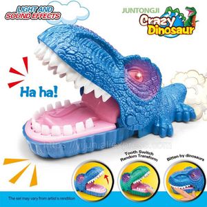 Autres jouets Nouveaux blagues créatives et pratiques Dinosaur Dentist Game Childrens Toy Party Game Fun Dinosaur Crazy Finger mord Gamel240502