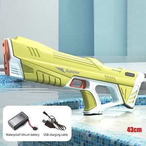 Other Toys Water Absorbing Automatic Explosion proof Electric Gun Made in Summer Outdoor Battle Interactive Beach 230503
