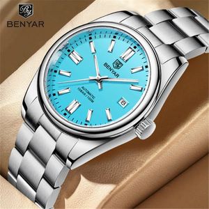 Other Watches 2023 BENYAR Luxury Men Mechanical Wristwatches 10Bar Waterproof Automatic Watch Stainless Steel Sports Diving for 231116