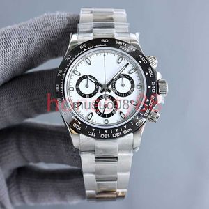 Autres montres DAY U Designer de qualité Montre pour homme ST9 Acier Tous les sous-cadrans fonctionnent 40 mm Mouvement mécanique automatique Verre saphir Lunette en céramique Argent bl J230606