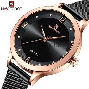 NAVIFORCE Top Marque Femmes Montre De Luxe De Mode Montres À Quartz pour Femmes Bref Dail Élégant Étanche Montre-Bracelet Cadeau pour Femme J230728