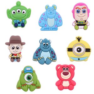 Other Wholesale 50Pcs Movie Shoe Charms Famous Cartoon Character Cowboy Bear Croc Jibz Buckle Friends X Mas Party Gift Drop Delivery Ottyk