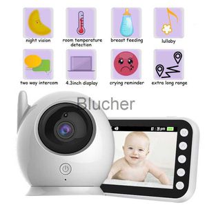 Otro monitor de bebé inteligente de color inalámbrico con cámara de vigilancia Niñera Cam Security Electronic Babyphone Cry Babies Feeding x0731