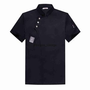 Autres Vêtements Gratuit Chef Serveur Uniforme À Manches Courtes Cuisine Restaurant Cuisinier Chef Jaket Porter Chemise Respirant Barber Sushi Comes coat x0711