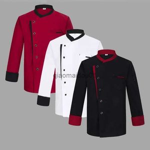 Others Apparel Restaurant Chef Jacket Top Long short Sleeve Hotel Cafe Kitchen Work Wear Bakery Cooking Tops Fast Food Chef Uniform for men