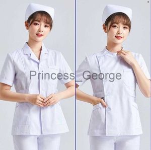 Others Apparel White Short Sleeve scrubs uniforms women Pet Grooming Clinic Nursing Clothes Workwear Nurse Scrub Work Pink Medical Uniform x0711