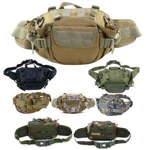 Sac de taille de Camouflage tactique de Sports de plein air sac banane randonnée Versipack sac de taille de course NO11-405