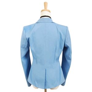 Ouran High School Host Club Cosplay Uniforme Girl Girl Haruhi Kyoya Hikaru Takashi Costume Blue Jacket + Cravate Y0913