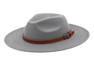 Vente Outback Spring Panama Top Hat Women Men Men Party Party Street Jazz Cap Jazz Wool Blend Fedora S largeur Trilby Taille 5658CM6784059