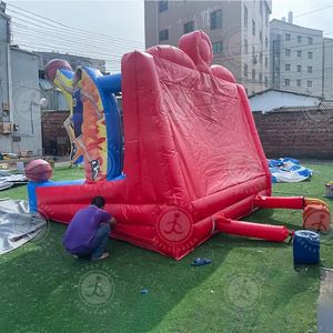 Outdoocommercial PVC 11,5 pieds à 3,5 m Game de basket-ball gonflable / Double Shot Hoop Game pour la fête / la location