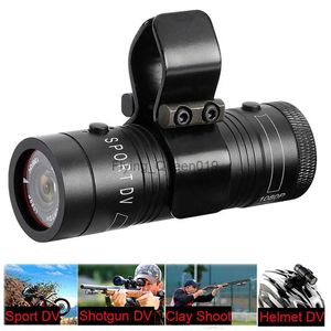 Caméra d'action extérieure VTT casque de moto caméra Mini caméra Sport DV enregistreur vidéo Action Cam avec support de pistolet HKD230828
