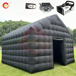 Tente gonflable de boîte de nuit des activités de plein air 5x6 m tente disco gonflable tente de fête Cube gonflable à vendre
