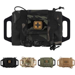 Sacs de plein air 1000D Tactical Blow Out Ifak Pouch Molle First Aid Kit Bag Pouches ReFlex IFAK Onehand 230630