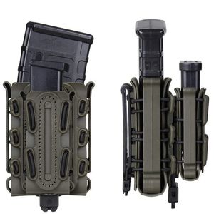 Sacs extérieurs 2pcSset MOLLE MAGAZINE SCHECH 556 762 9 mm Mag Holster Rifle Pistol Magaizne Case Holder pour AR15 M4 AK Glock 17 M9 Universal 230322