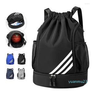 Sacs de plein air Gym Sac de sport Femmes Cordon Bolsas Pour Chaussures Homme Grand Cyclisme Basket Femme Week-End Bagages Voyage Yoga Sac À Dos