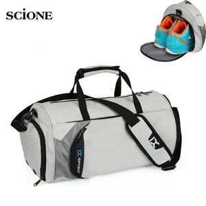 Bolsas al aire libre Hombres Gimnasio Para Entrenamiento Bolsa Tas Fitness Travel Sac De Sport Sports Swim Mujeres Dry Wet Gymtas Yoga Shoes XA103WA 230529