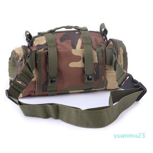 Bolsos al aire libre, bolso de hombro para hombre, cinturón táctico Molle, riñonera, bolsa militar de camuflaje para caza, viaje, Camping, espalda suave