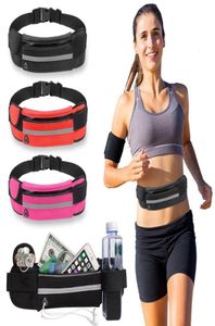 Sacs de plein air Trail Running Ceinture Double Poche Sac Hommes Femmes Fitness avec bouteille d'eau Téléphone étanche Sport2845518