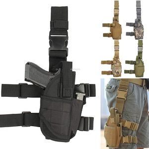 Bolsas para exteriores Universal Drop Leg Gun Holster Táctica para diestros Muslo Pistola Bolsa Piernas Arnés para todas las pistolas 221207