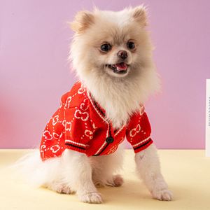 Abrigos al aire libre para perros Ropa para perros de diseñador Suéter para mascotas Invierno Cálido Clima de punto Mascotas