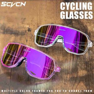 Eyewear extérieure SCVCN-Sunglasses For Men Sport Glasse-cycle Bike Mountain Bicycle de randon