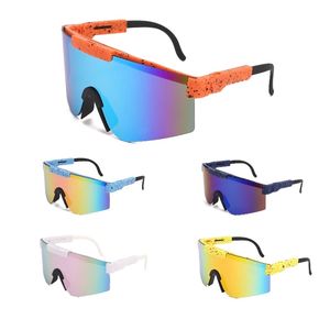 Gafas al aire libre Deportes Gafas de sol polarizadas UV400 Correr Ciclismo Gafas para hombres y mujeres Conducir Béisbol Viper Protección UV Marco grande 221102