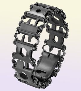 Gadgets extérieurs 29 en 1 outil multifonction Bracelet Bracelet de poche extérieure Bracelets Bolt Driver Tool Kit ouvreur Treer Multitool CA7671835