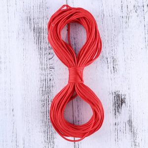 Gadgets al aire libre Paracord Survival Siete núcleos Kit de manejo de cuerda para paraguas Cordón de paracaídas de nylon (31 metros rojo)