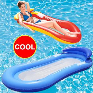 Back pliable gonflable extérieur Rigon flottante piscine eau hamac à air malin couchage plage sport chaise chaise 240416