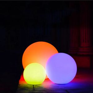 Boule de jardin LED d'extérieur, étanche, lampes de nuit, rechargeables par USB, lampes de chevet, couleur changeante, piscine flottante, 231220