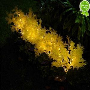 Extérieur LED Solaire Pelouse Lampe Lumière Étanche Mariage Vacances Jardin Décoration Voie Cour Solaire Fleurs Lampe Pour Noël