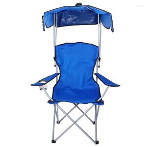 Coussinets d'extérieur 1pc Oxford tissu chaise longue auvent tabouret portable parapluie pliant plage pour randonnée camping pêche