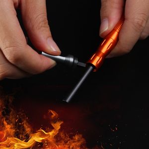 Kit d'allumage de feu en silex pour tige d'extérieur, tiges de survie en silex et en acier avec gâche multi-outils pour le Camping