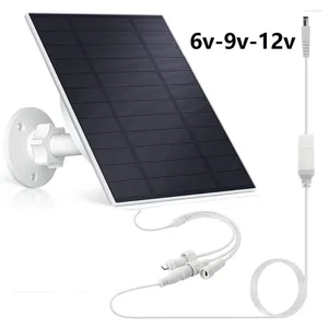 Kit de chargeur de panneau solaire extérieur, batterie 5200mAh intégrée, Mini puissance 5W, sortie USB 5V 6V 9V 12V pour caméra de sécurité