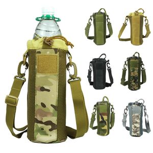 Tactical Molle Water Bottle Pouch Bag Sports Hydration Pack Asalto Combate Camuflaje No11-660