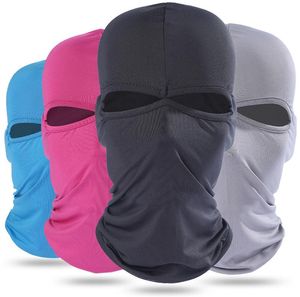 Sports de plein air cou masque facial couleur unie Ski Snowboard vent bonnet casquette mode cyclisme moto masques faciaux DA124