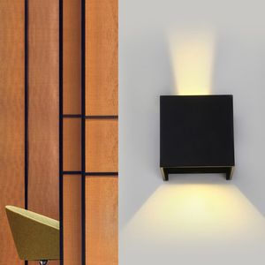 Lámparas de pared para exteriores Luces interiores, iluminación de porche 20W Paredes de luz LED Pequeños accesorios de montaje a prueba de agua Dormitorio Patio Casa Jardín Garaje Pasillo Corredor crestech