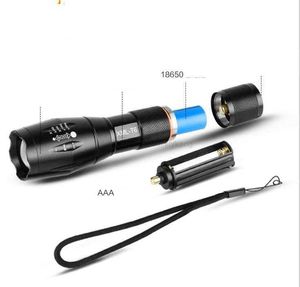 extérieur étanche LED T6 zoom led lampes de poche torches chasse tactique extérieure randonnée portable mini lampe de poche vélo vélo lumières