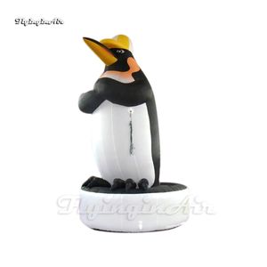 Outdoro, pingüino inflable grande, globo publicitario, soplado de aire, modelo de mascota Animal de dibujos animados para eventos