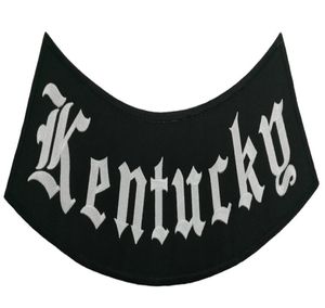Outlaw Kentucky Rocker bordado hierro en parche motocicleta Biker Club MC chaqueta frontal chaleco parche bordado detallado 7528492