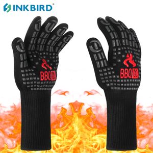 Gants de four INKBIRD Gants de barbecue Manique et gant de cuisine résistants à la chaleur Mitaines de gril isolées en silicone Mitaines de cuisson pour four de cuisson Mit 230613