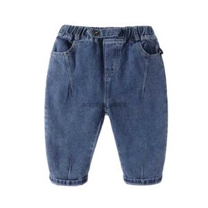 Monos para niños, niños, niñas, pantalones vaqueros informales de otoño, nueva moda, otoño, primavera, estilo coreano, pantalones vaqueros de color sólido, pantalones vaqueros para niños de 0 a 3 años L231129