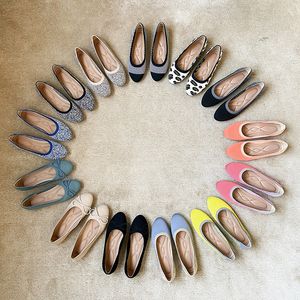Oversize 41/42/43 chaussures plates multicolore mode bout rond belle respirant femmes enceintes antidérapant printemps et automne